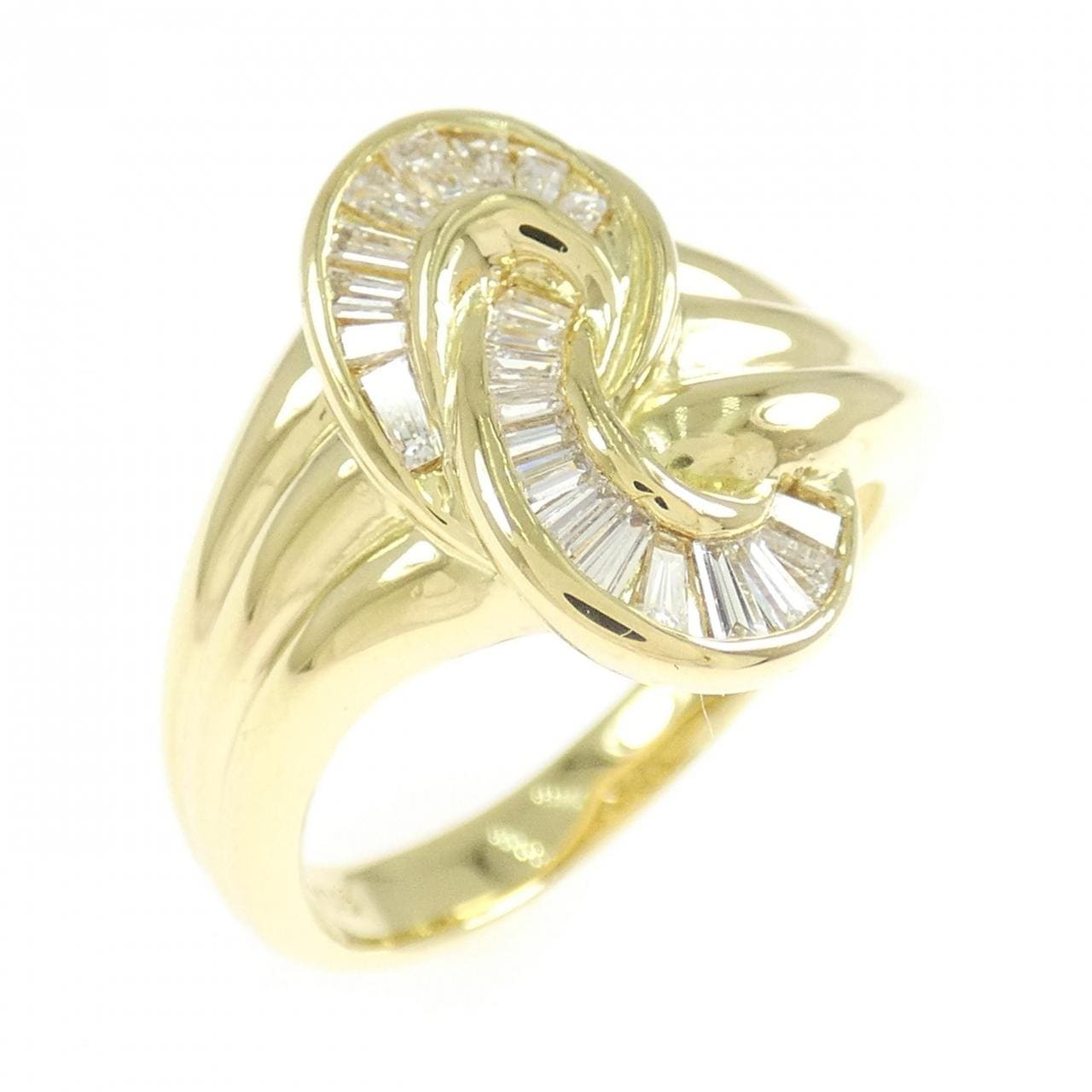 K18YG ダイヤモンド リング 0.36CT