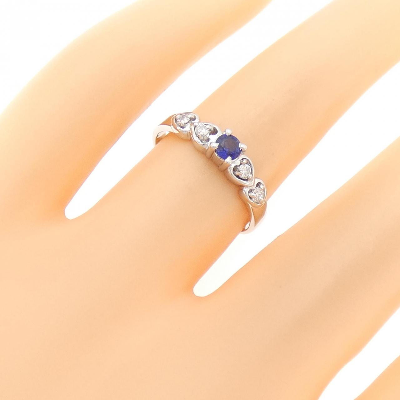 PT900 サファイヤ リング 0.15CT