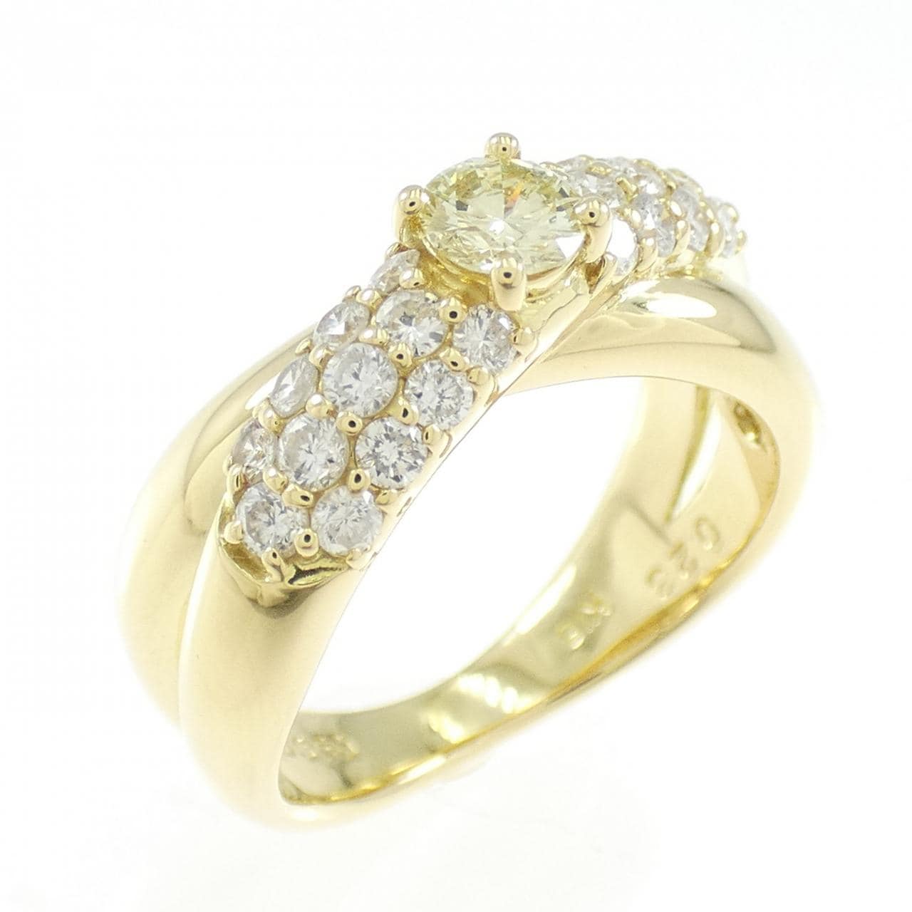 K18YG ダイヤモンド リング 0.23CT