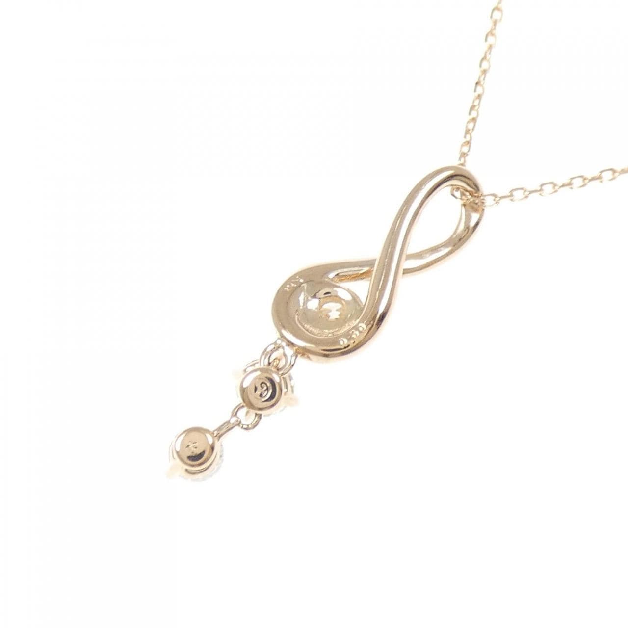 K18PG ダイヤモンド ネックレス 0.30CT