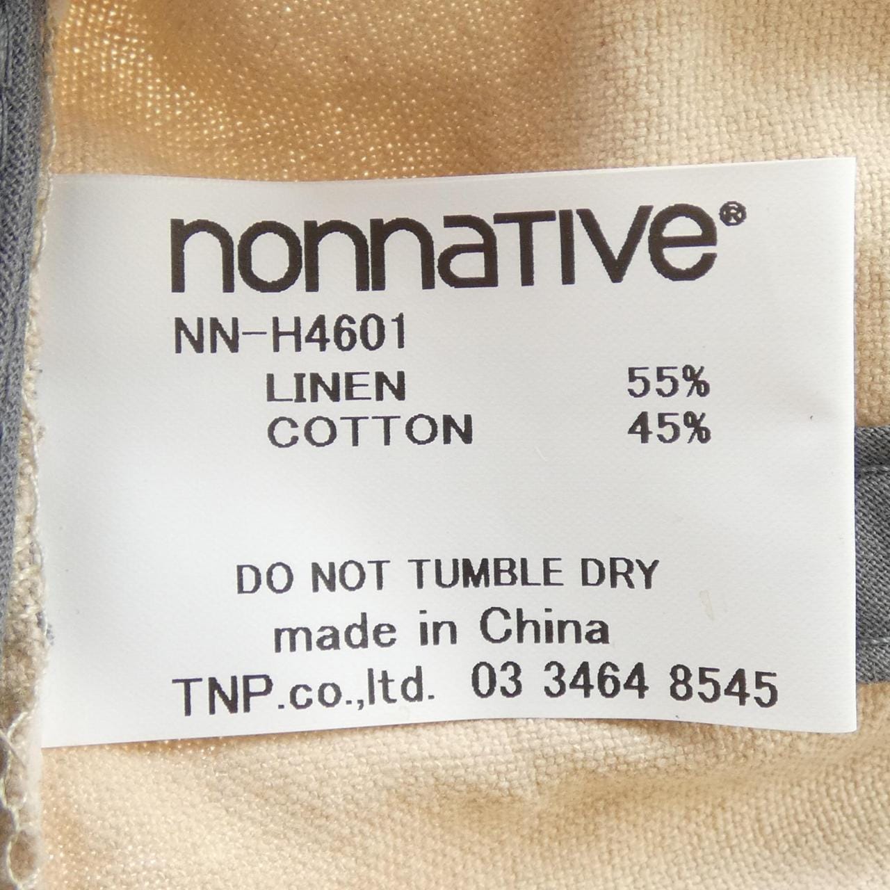 ノンネイティブ NONNATIVE NN-H4601 キャップ