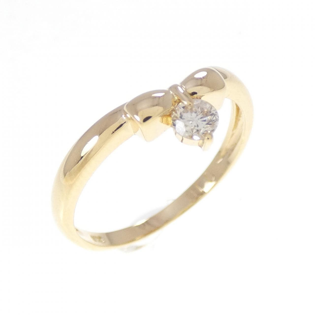 K18YG ダイヤモンド リング 0.10CT