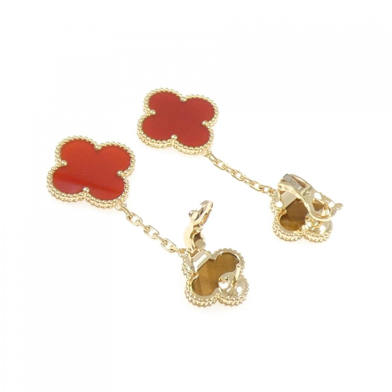 ヴァンクリーフ&アーペル マジックアルハンブラ 2モチーフ ピアス