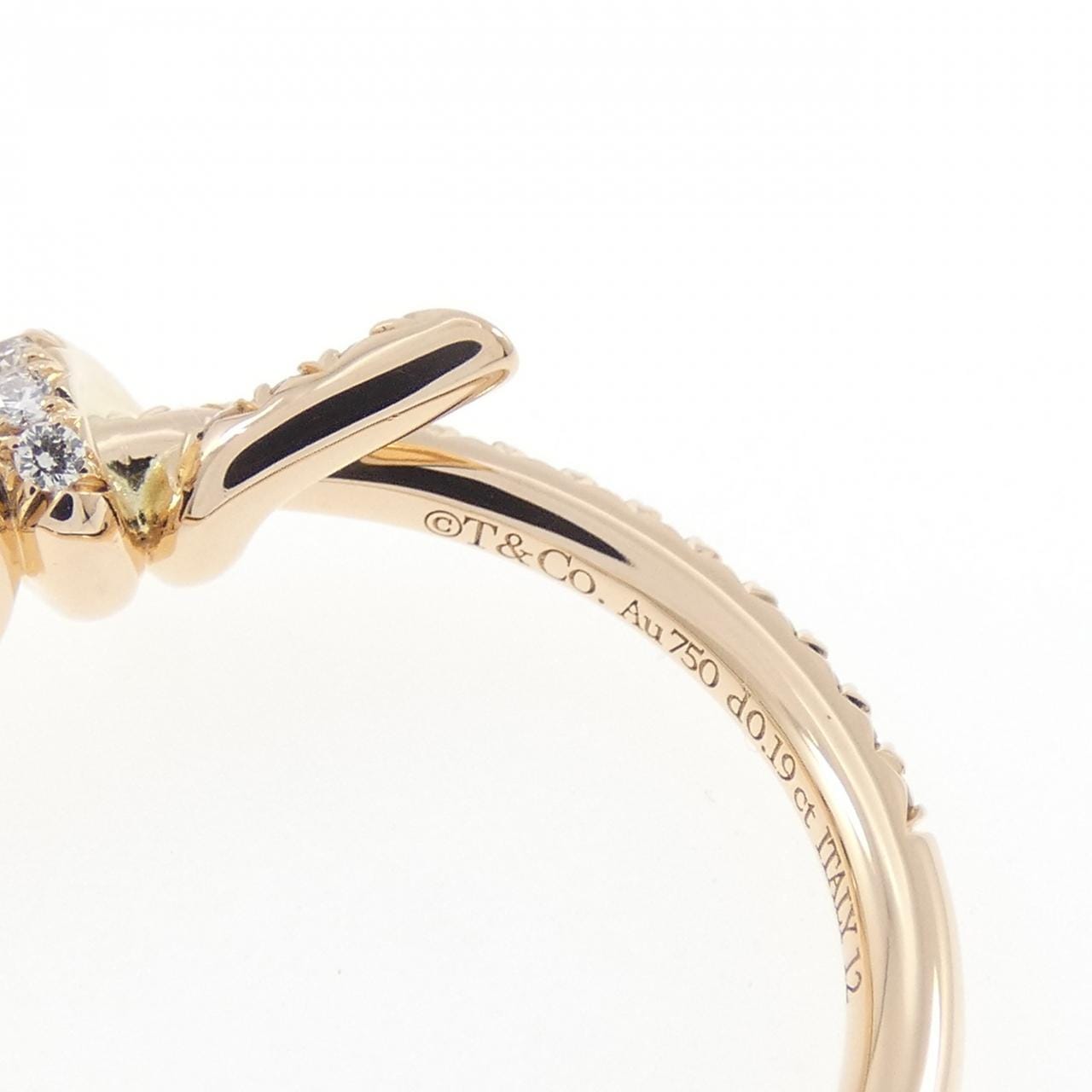 ティファニー ノット リング 0.19CT