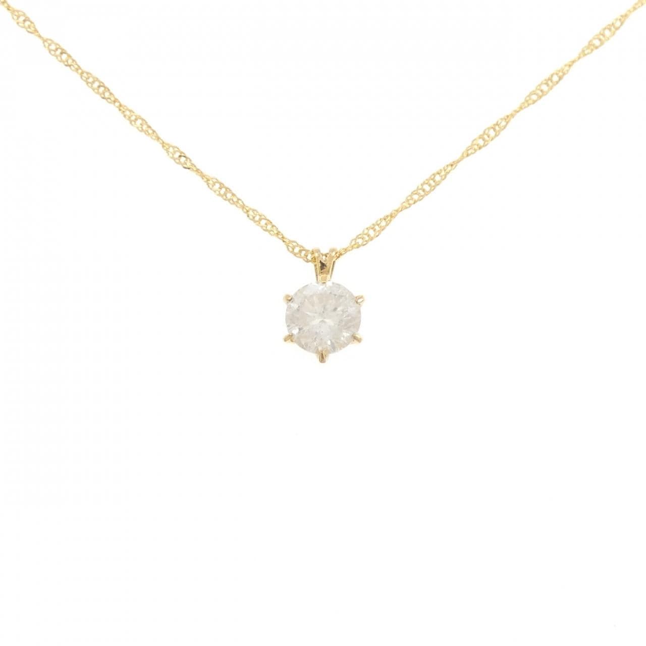 K24YG ダイヤモンド ネックレス 0.836CT