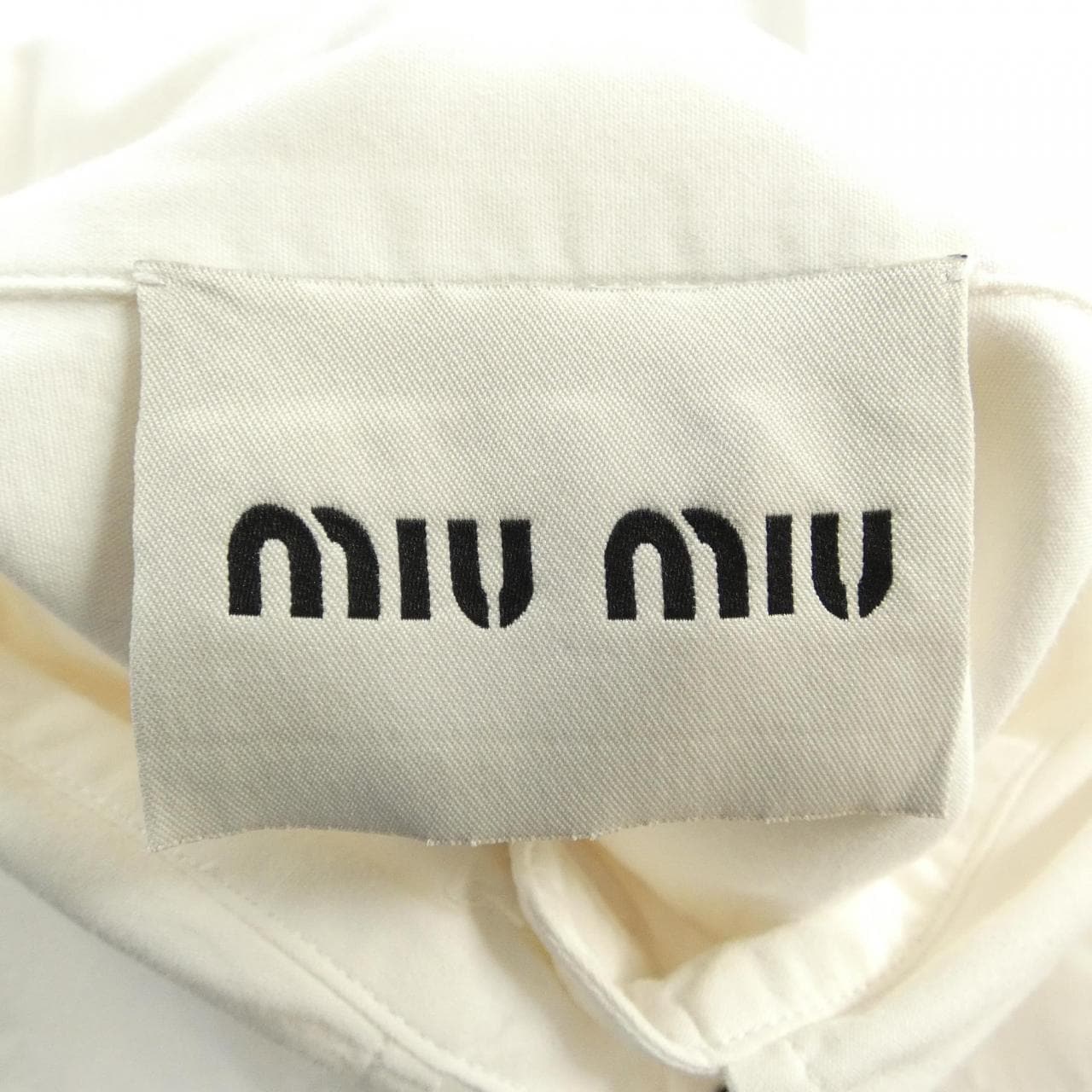 ミュウミュウ MIU MIU MIU MIU ロゴ DNA067 10RG シャツ