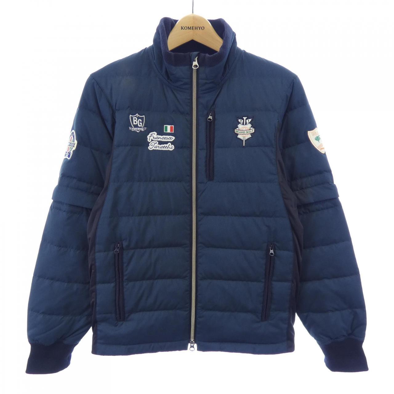 未使用　BEAMS GOLF ビームスゴルフ ダウンジャケット レディース S 新品BEAMS GOLFダウンジャケット ビームスゴルフ レディースS BEAMS