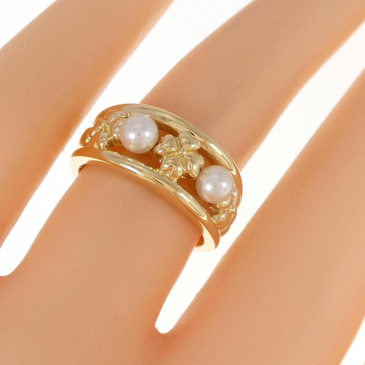 MIKIMOTO akoya pearl ring