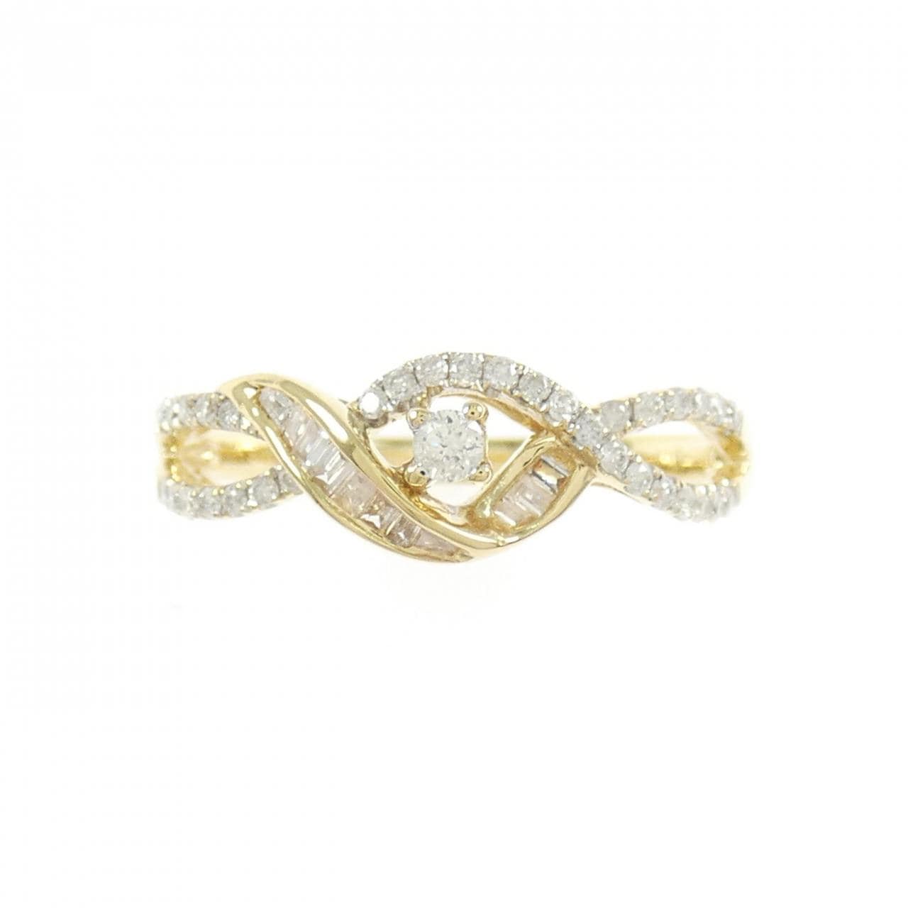 K18YG ダイヤモンド リング 0.30CT