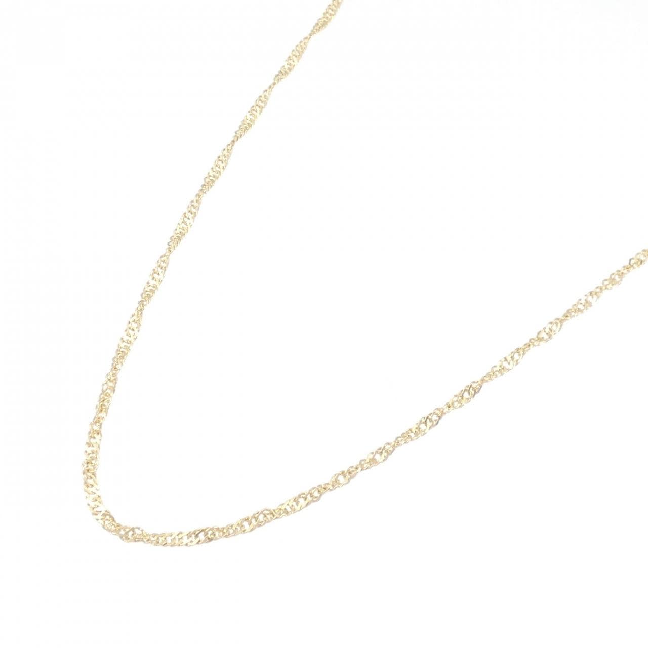 K18YG chain necklace