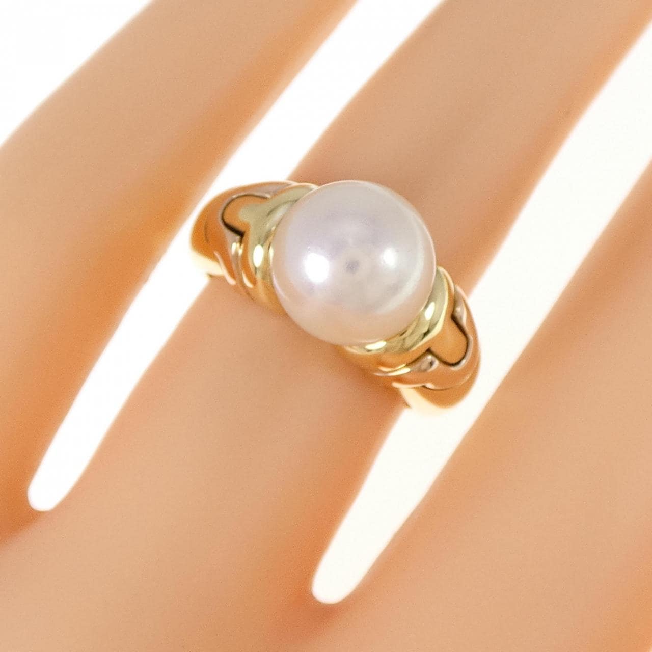 ブルガリ アコヤパール リング 9.2mm
