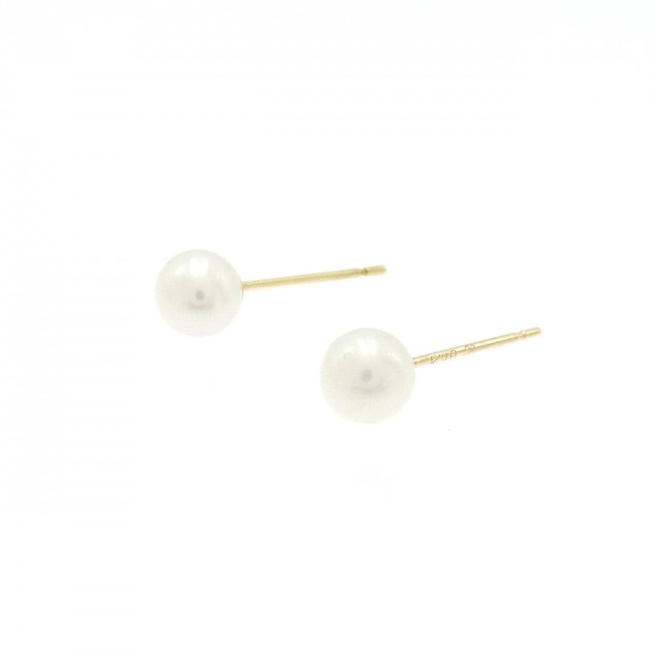 K18YG アコヤパール ピアス 5.0mm