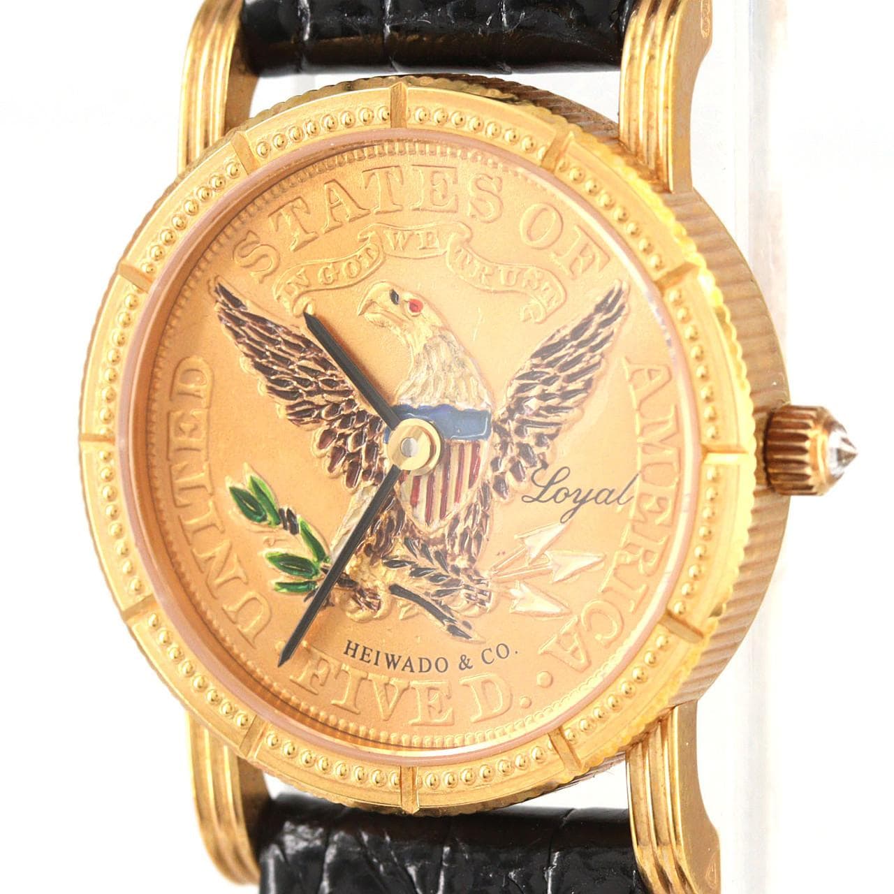 【ノーメンテナンス還元価格】HEIWADO&CO コインウォッチ YG 90000887 YG クォーツ