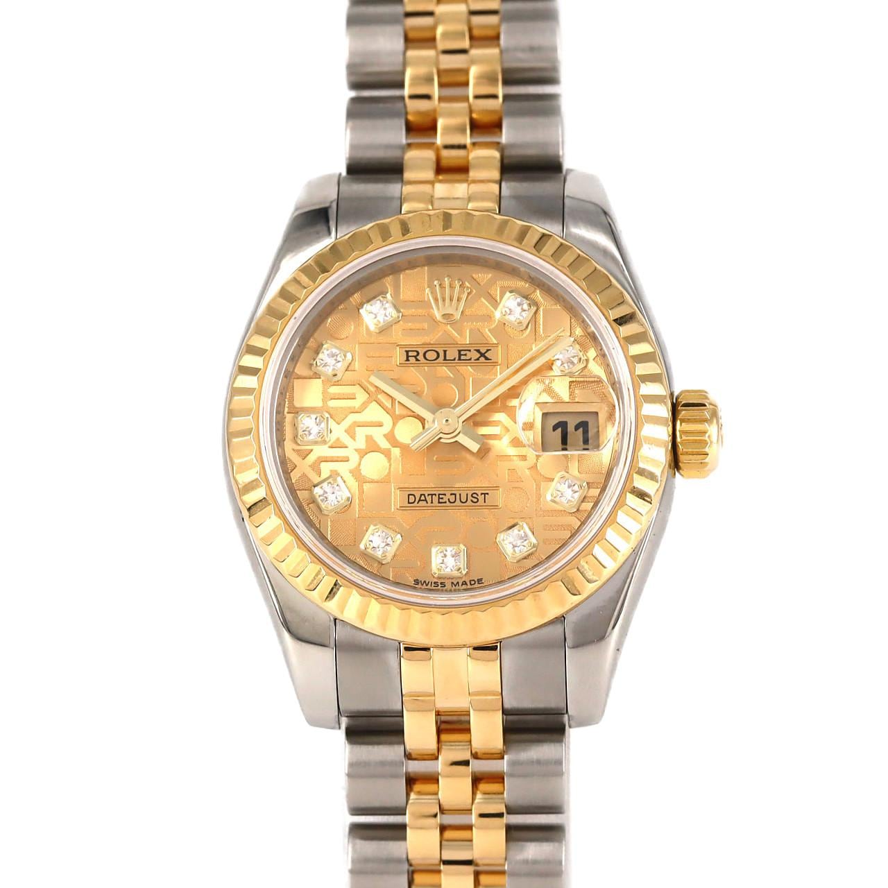 ロレックス デイトジャスト 179173G SSxYG 自動巻 M番