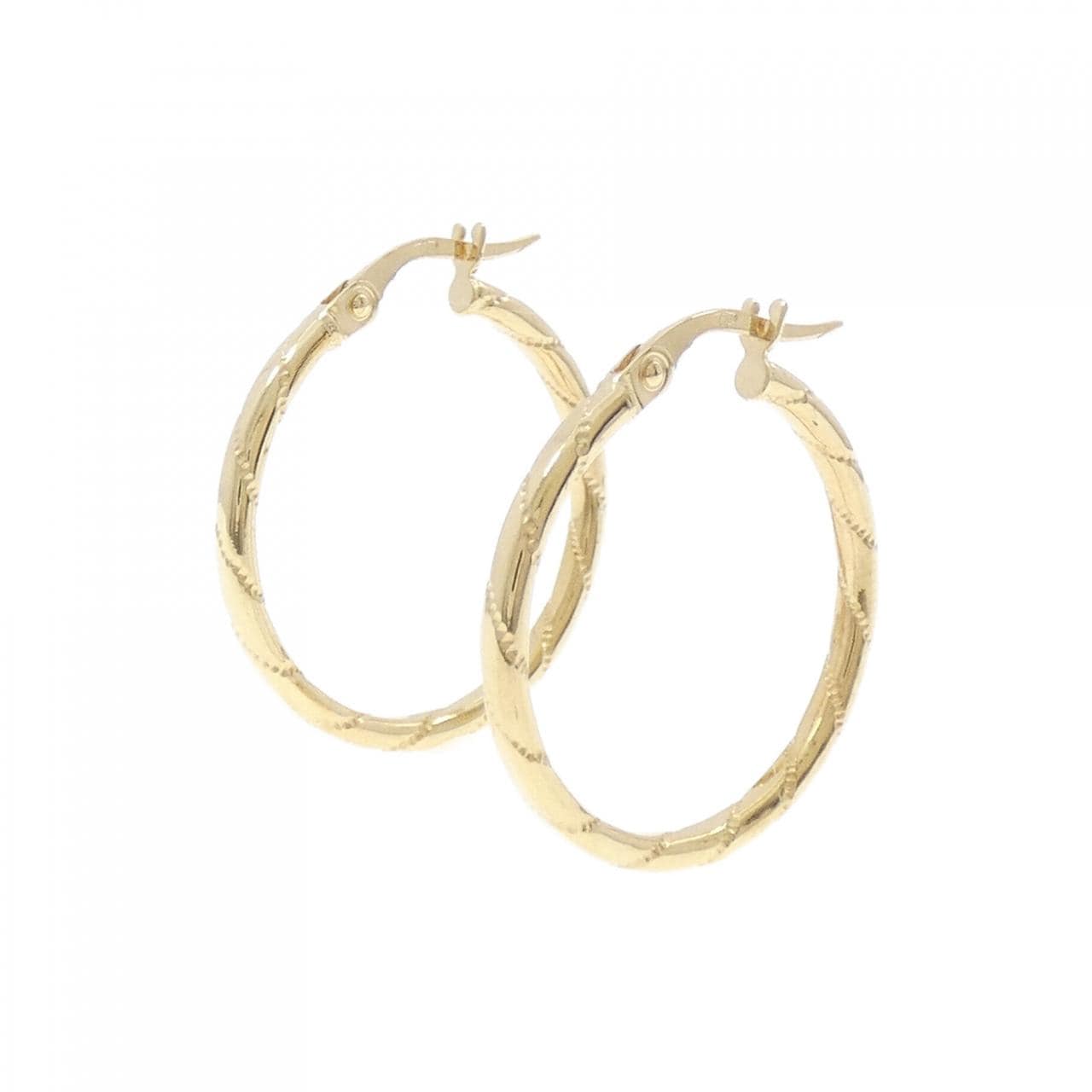 【新品】750YG フープ ピアス