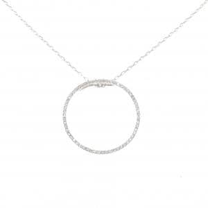 K18WG ダイヤモンド ネックレス 0.30CT