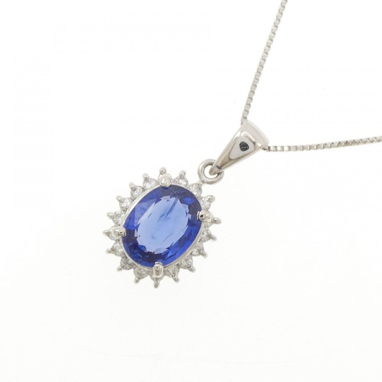 PT/PT850 サファイヤ ネックレス 1.24CT