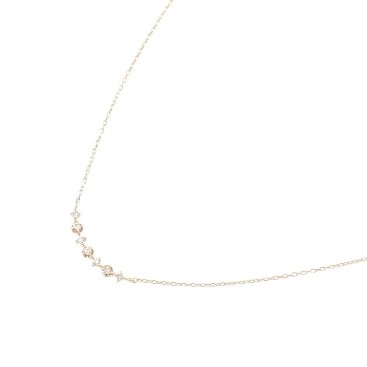 K10PG ダイヤモンド ネックレス 0.04CT