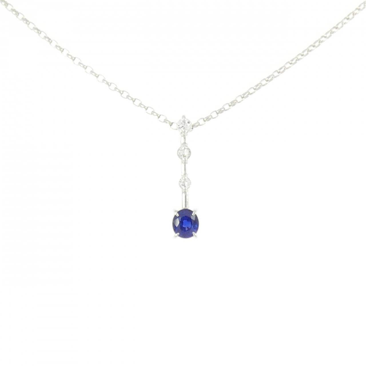 PT900/PT850 サファイヤ ネックレス 0.69CT