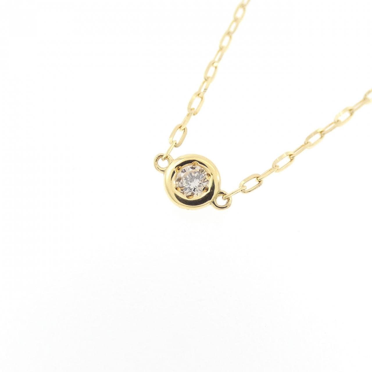 K18YG ダイヤモンド ネックレス 0.30CT