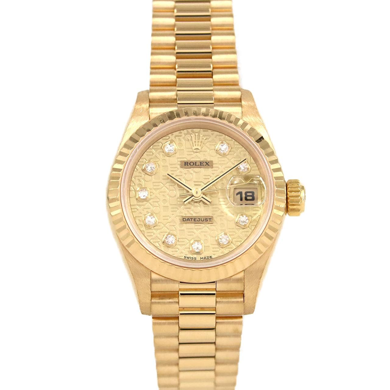 ロレックス デイトジャスト 69178G YG 自動巻 W番