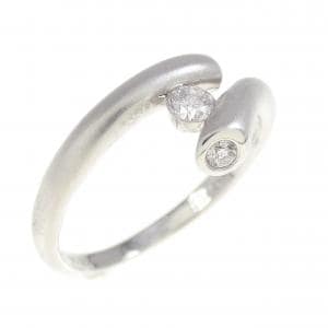 K18WG ピンクダイヤモンド リング 0.14CT