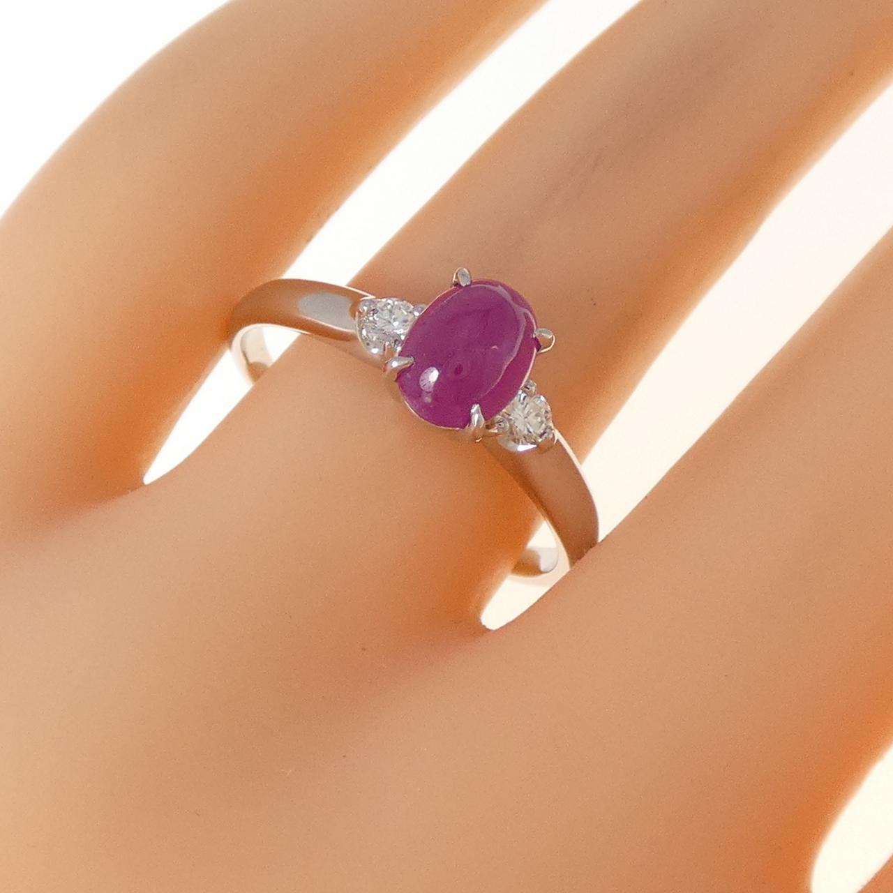 PT900 ルビー リング 1.48CT