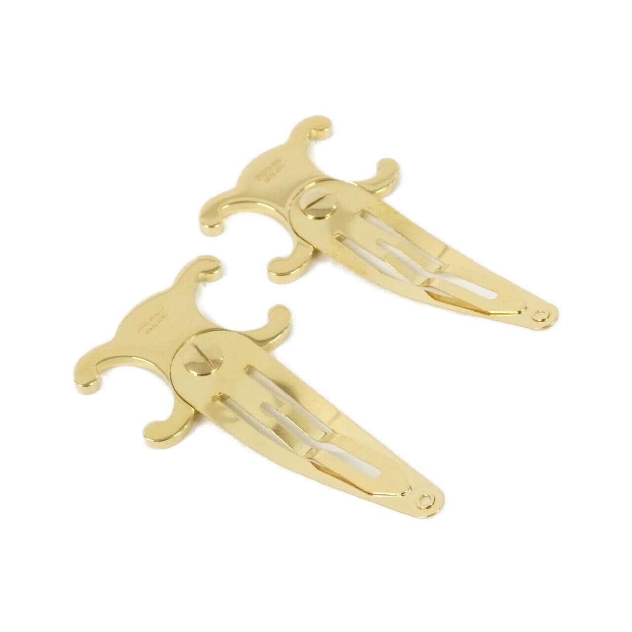 セリーヌ トリオンフ スナップ クリップ 46Z656BSL ヘアークリップ