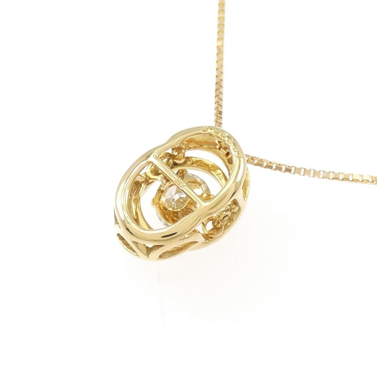 K18YG ダイヤモンド ネックレス 0.35CT