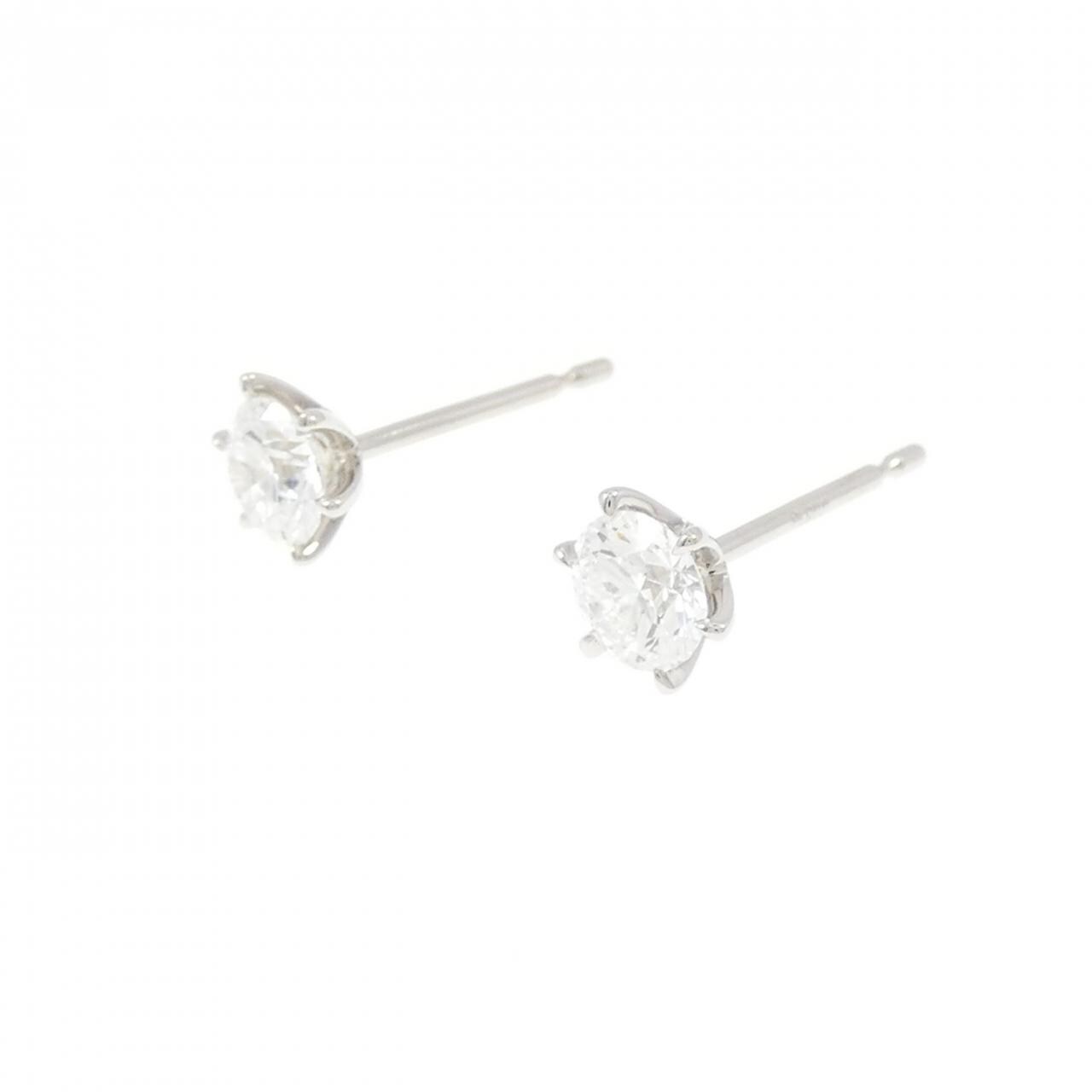 [再加工款] PT900/ST鑽石耳環 0.301CT 0.313CT D VS1 EXT