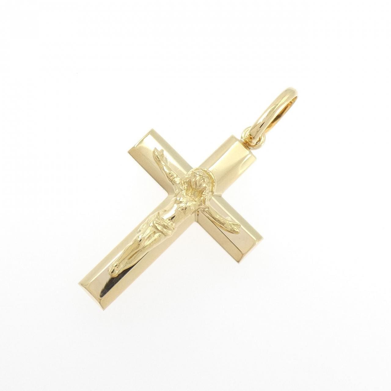 【新品】K18YG クロス ペンダント