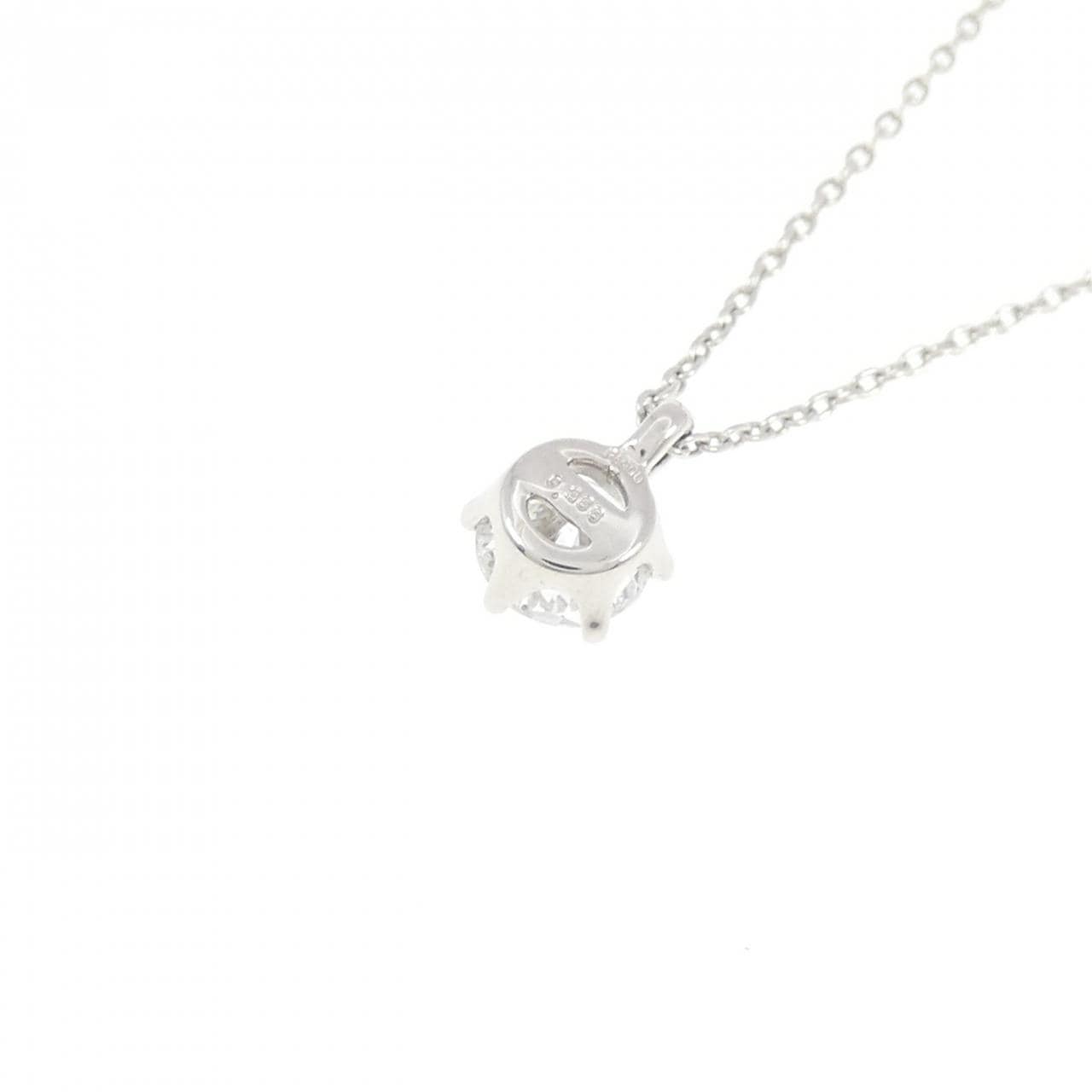 PT900/PT850 ダイヤモンド ネックレス 0.388CT