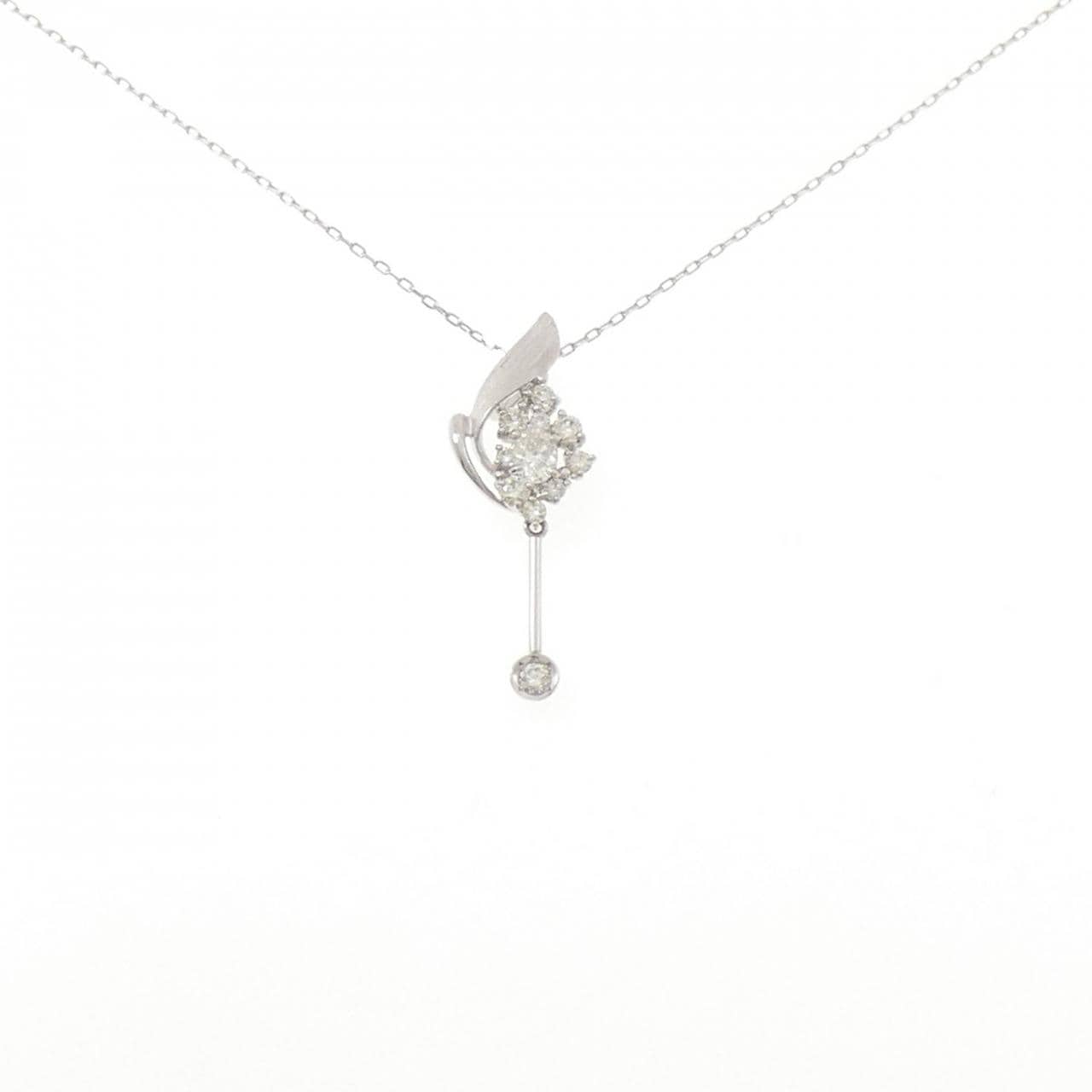 PT900/PT850 ダイヤモンド ネックレス 0.302CT