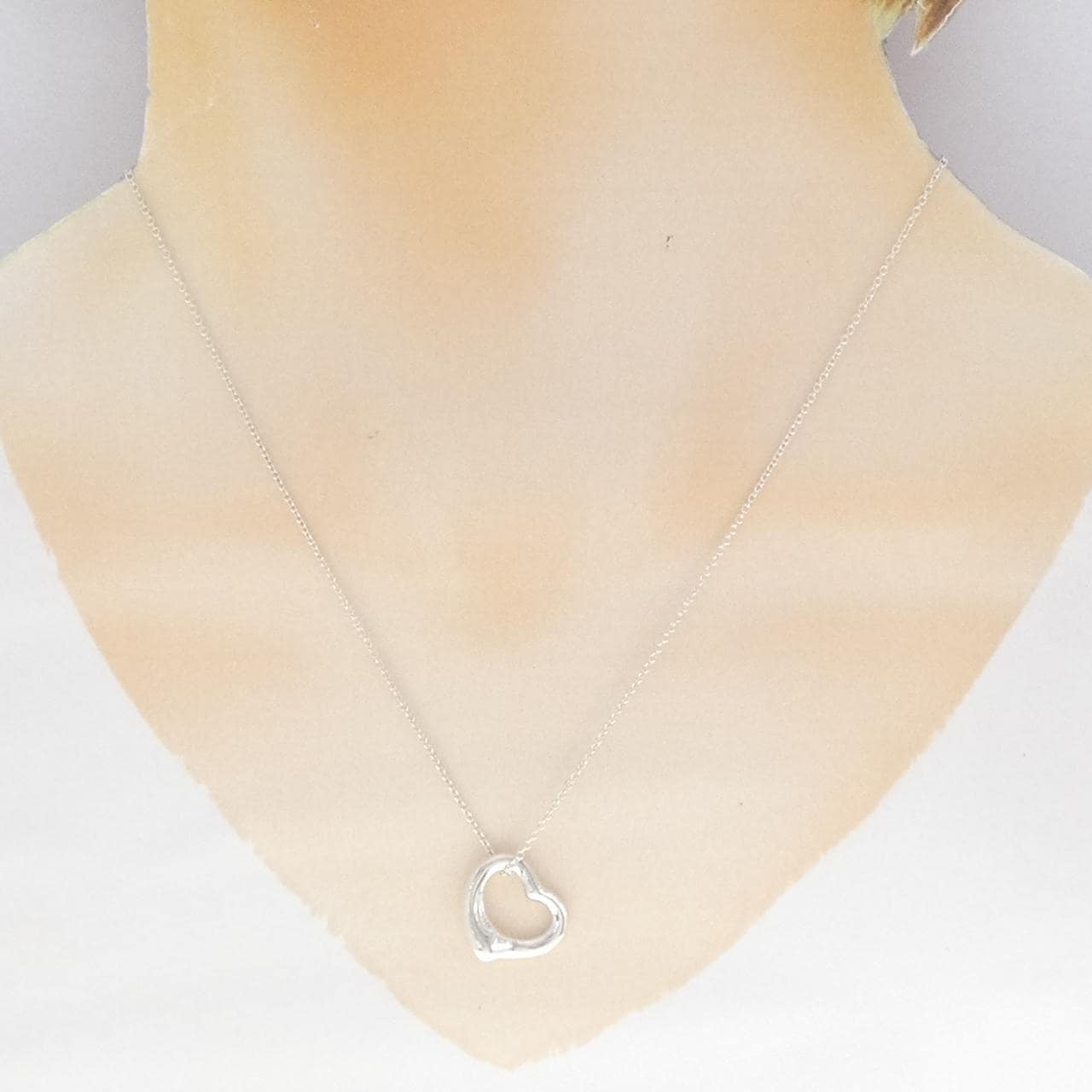 ティファニー オープンハート ネックレス