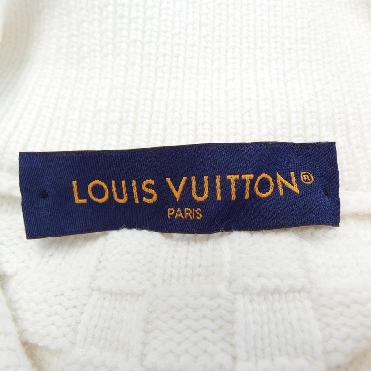 ルイヴィトン LOUIS VUITTON LVダミエウールブレンドプルオーバー HPN63WTZ8 ニット