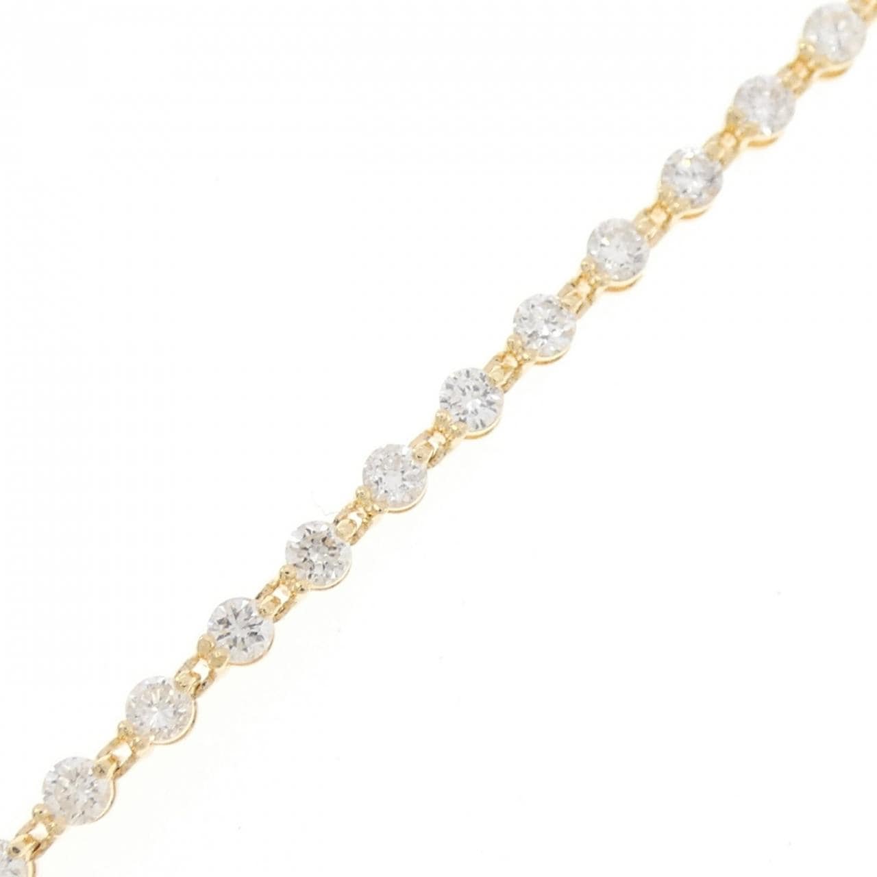 K18YG ダイヤモンド ブレスレット 2.00CT