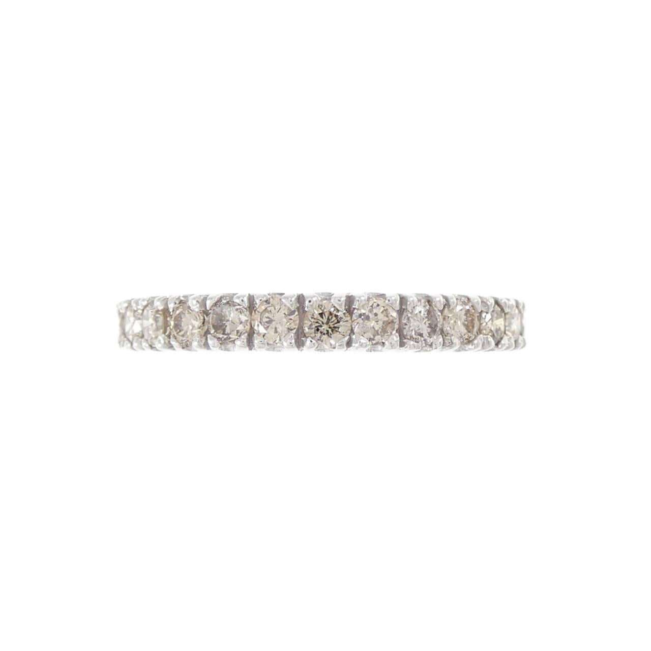 K18WG ダイヤモンド リング 1.0CT