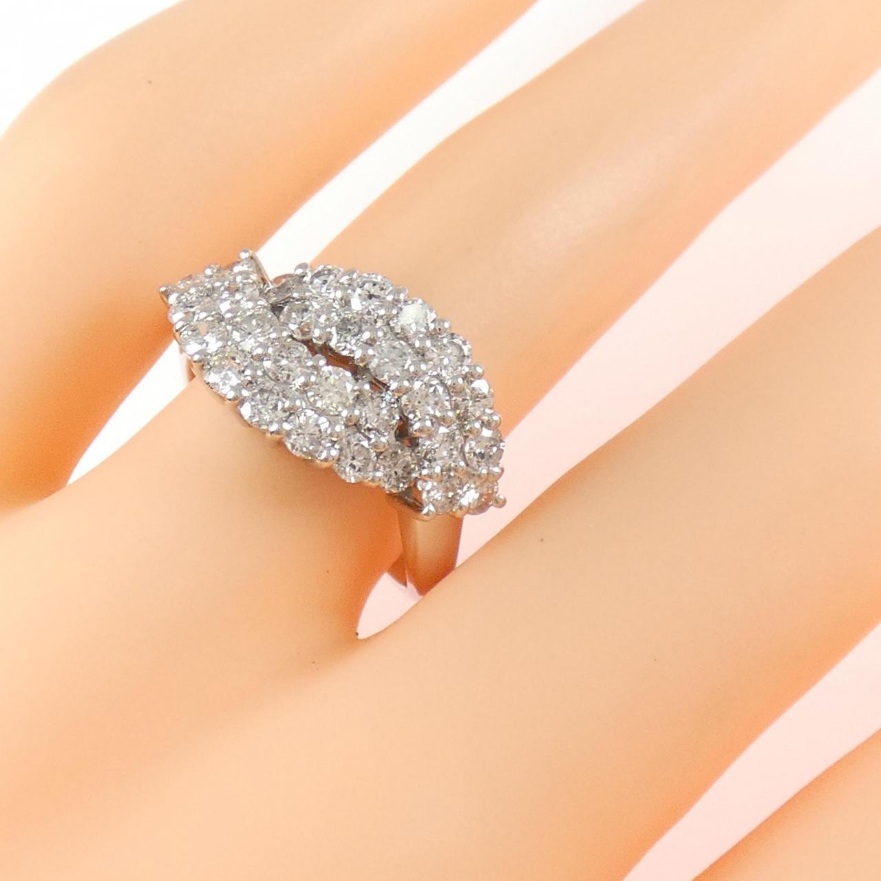 PT900 ダイヤモンド リング 1.32CT