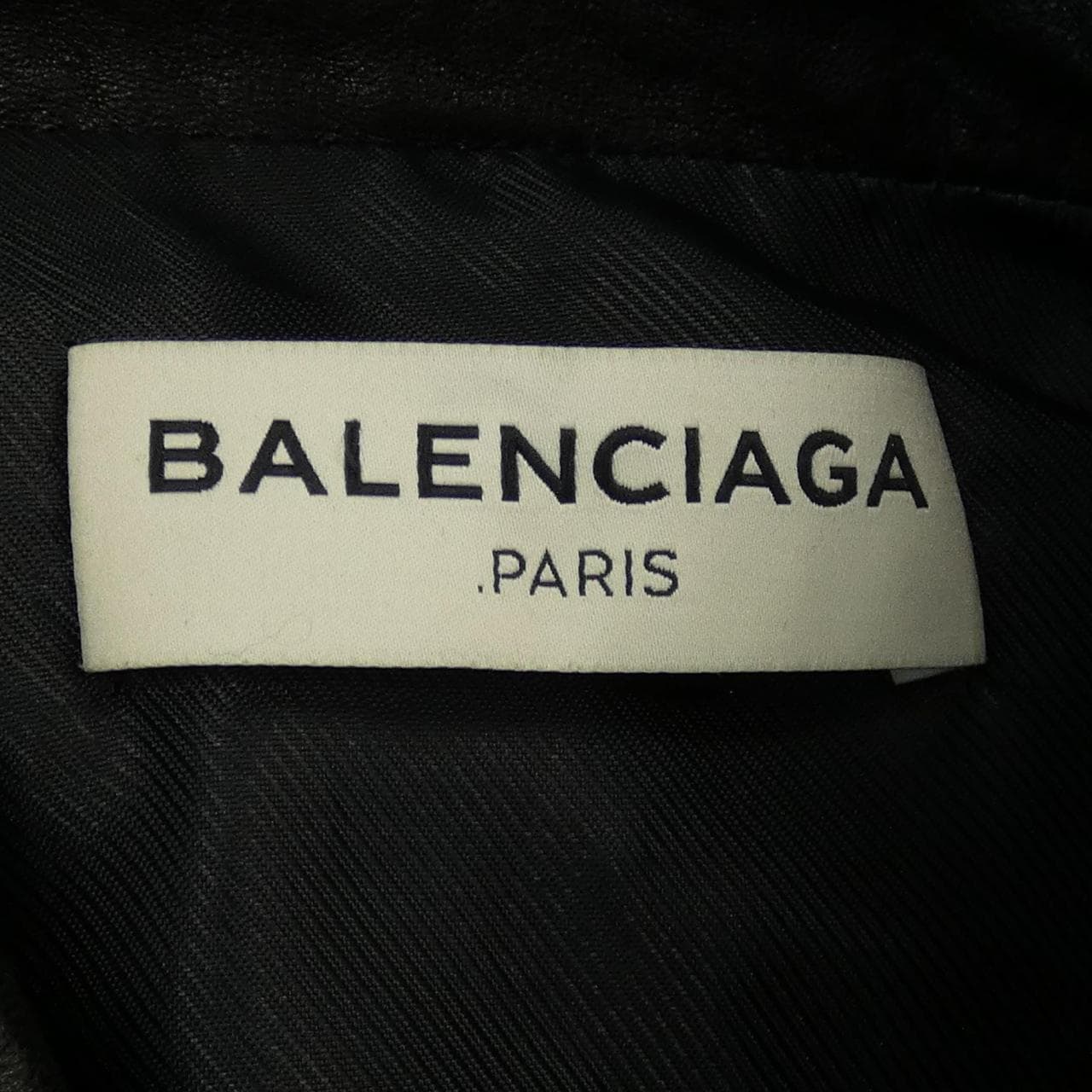 BALENCIAGA皮革骑士夹克