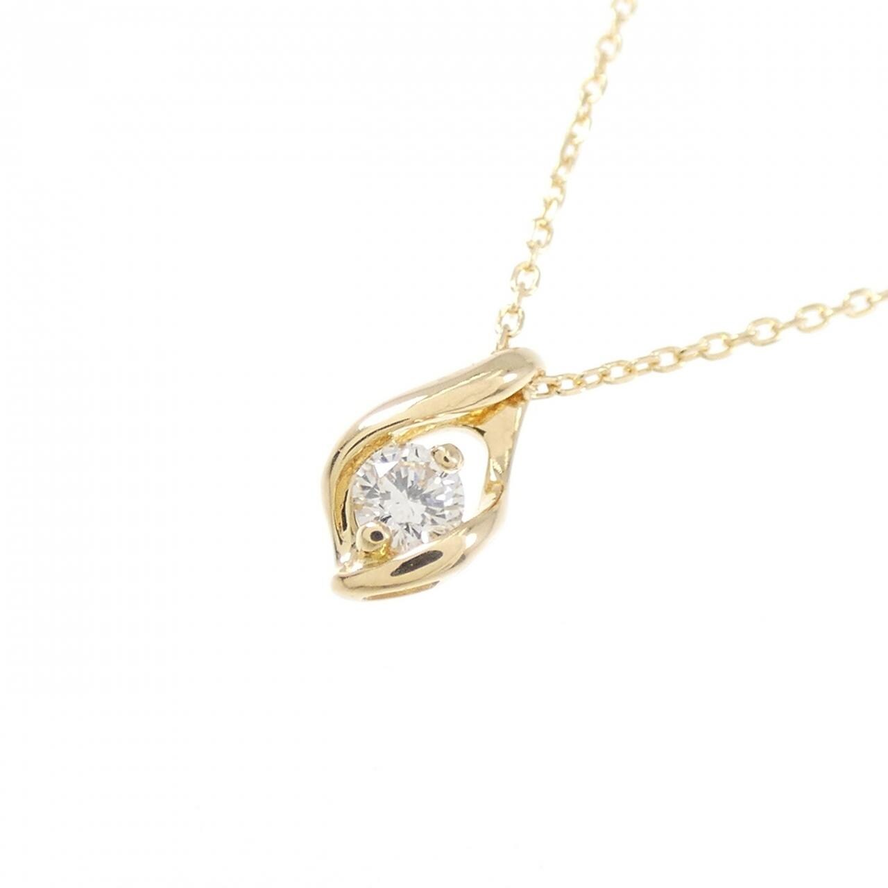 K18YG ダイヤモンド ネックレス 0.06CT