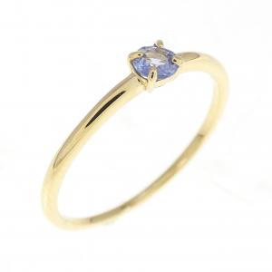K18YG sapphire ring