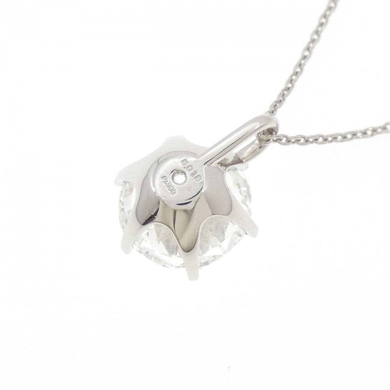 【リメイク】PT900/PT850 ダイヤモンド ネックレス 5.018CT G SI1 Fair