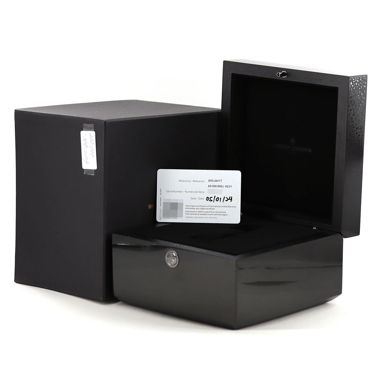 江诗丹顿 Patrimony Date 85180/000J-9231 黄金自动上弦