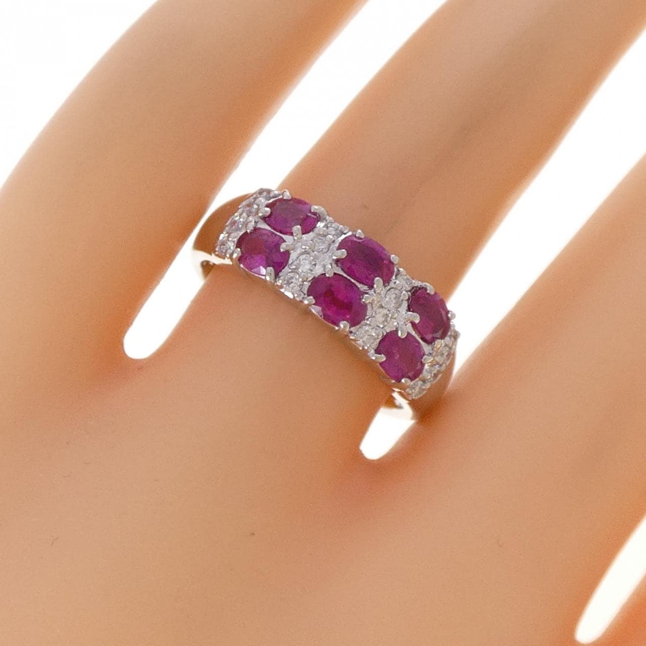 PT900 ルビー リング 1.23CT