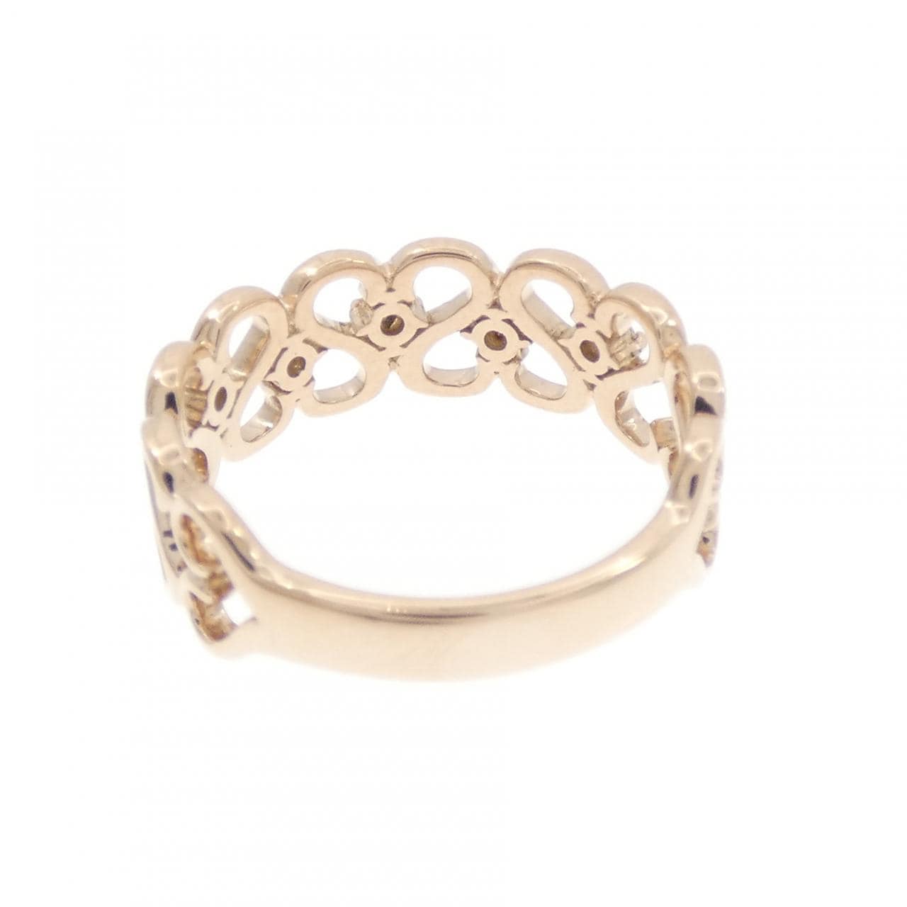 K18PG ダイヤモンド リング 0.10CT