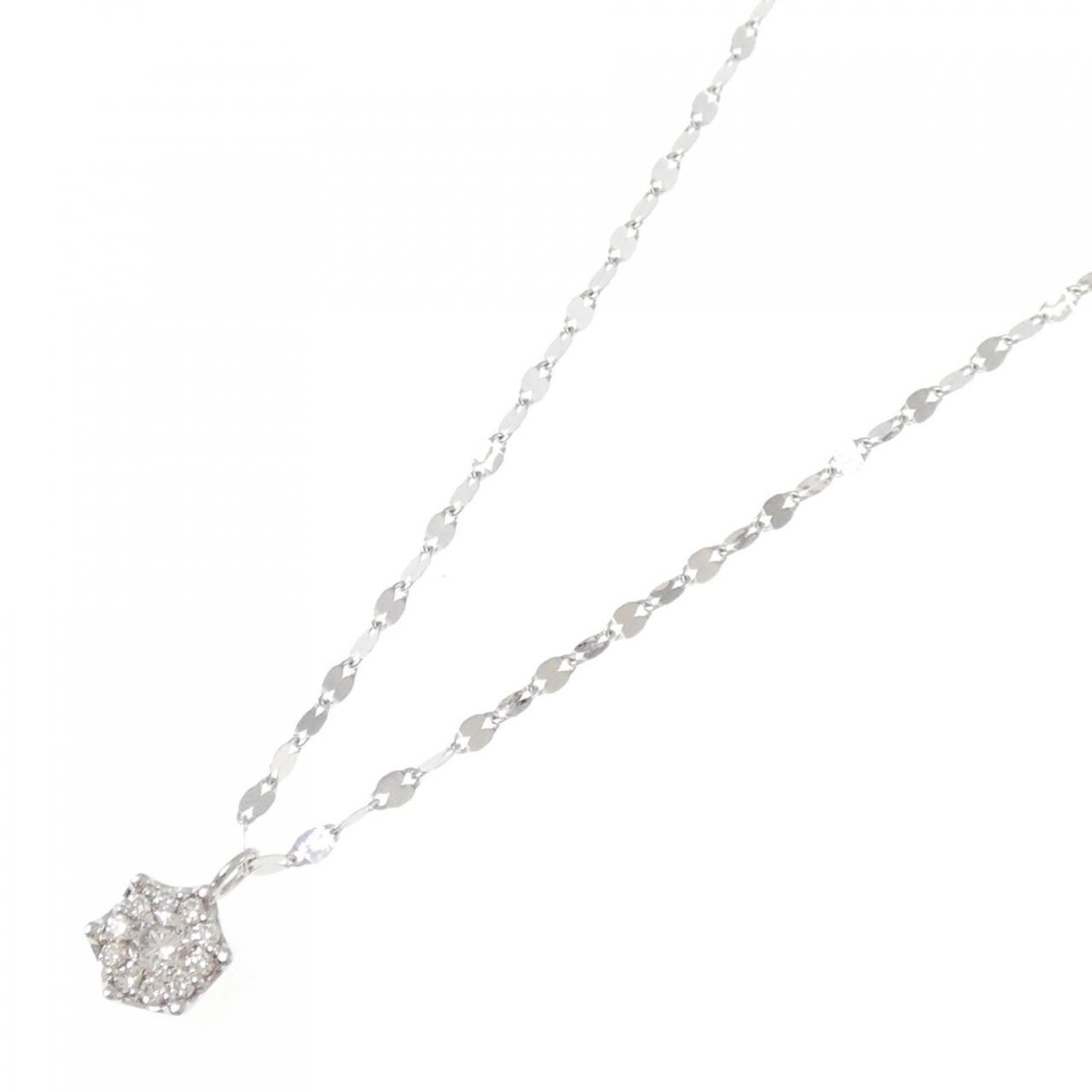 PT900/PT850 ダイヤモンド ネックレス 0.31CT