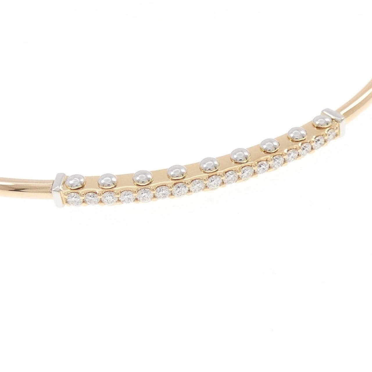 ロイヤル アッシャー ダイヤモンド バングル 0.19CT