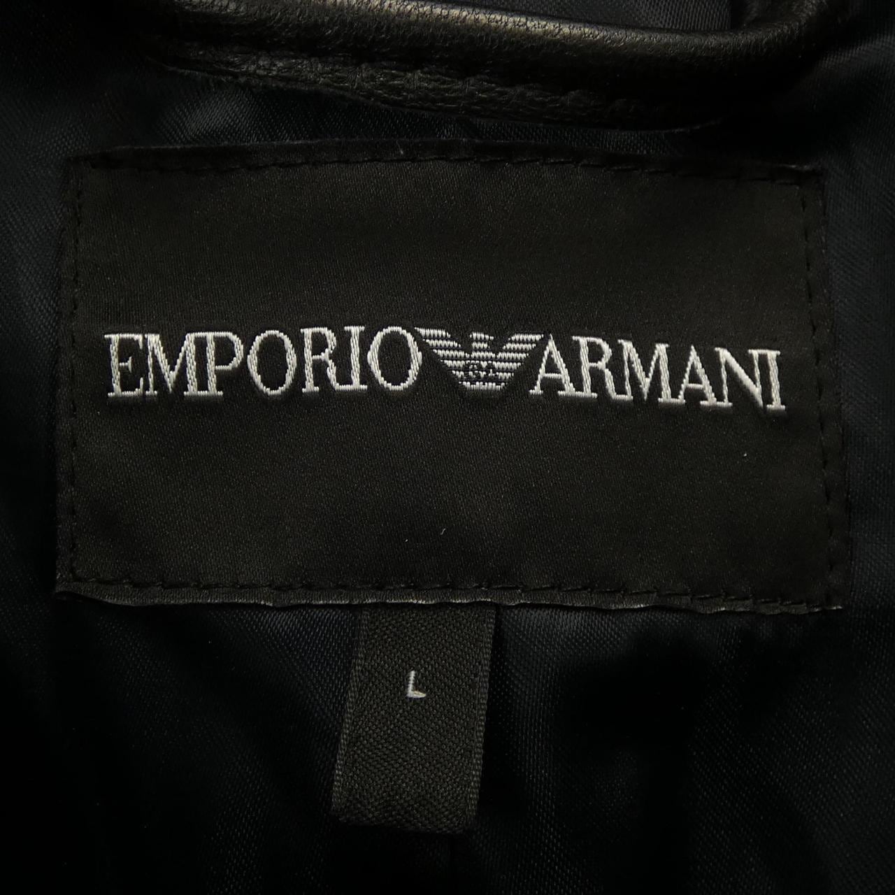 エンポリオアルマーニ EMPORIO ARMANI レザージャケット