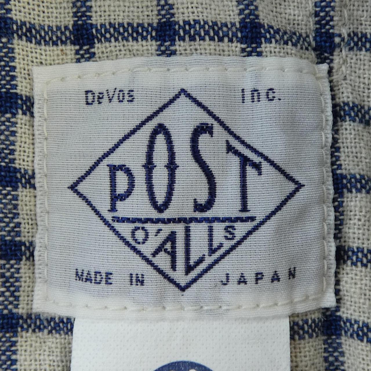 ポストオーバーオールズ POST O'ALLS シャツ