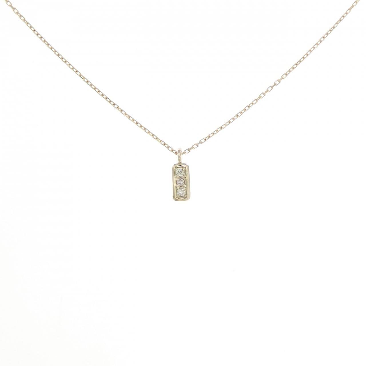 K10YG ダイヤモンド ネックレス 0.01CT